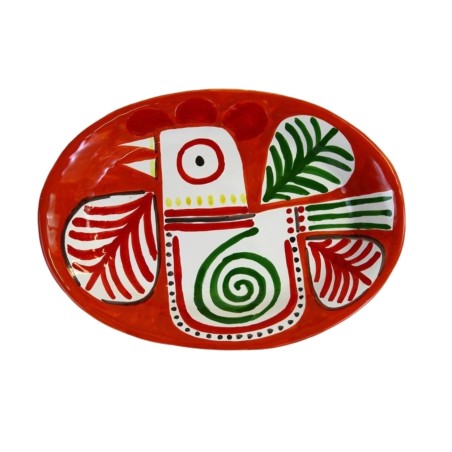 Oval Plate Marettimo OVMA Ceramiche De Simone Oval Plate Marettimo OVMA Ceramiche De Simone